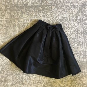 Black knee length skirt